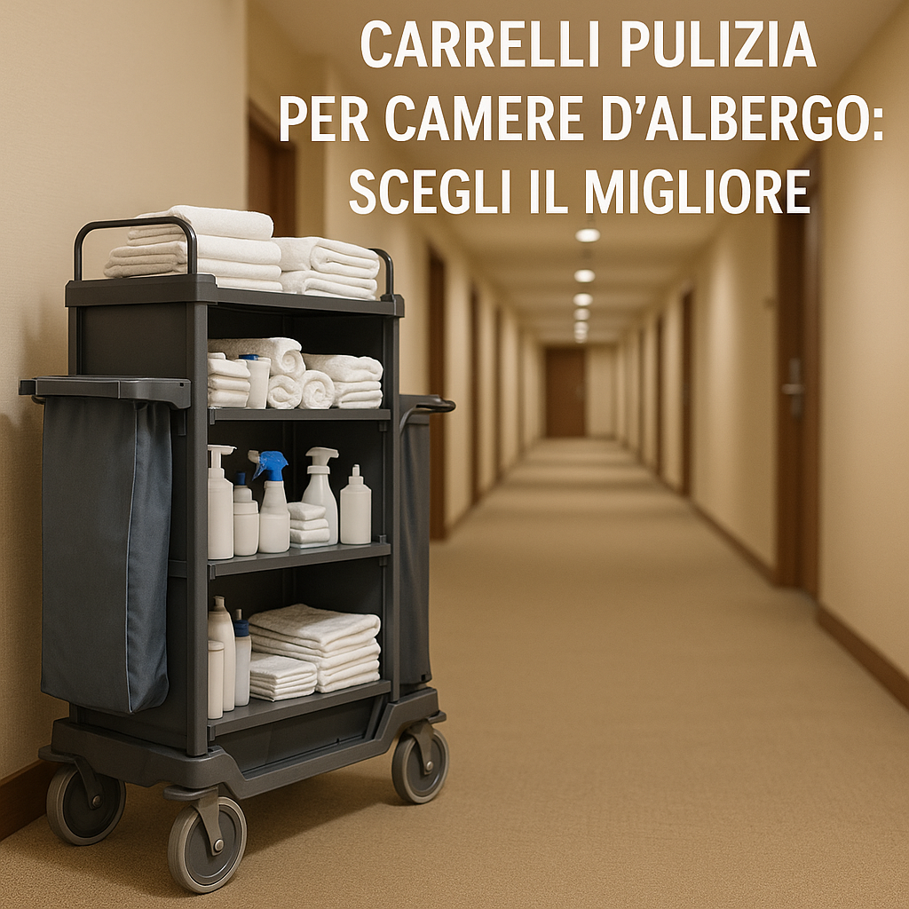 Generate a high-quality, relevant image prompt for an article about: Guida ai Carrelli Pulizia per C