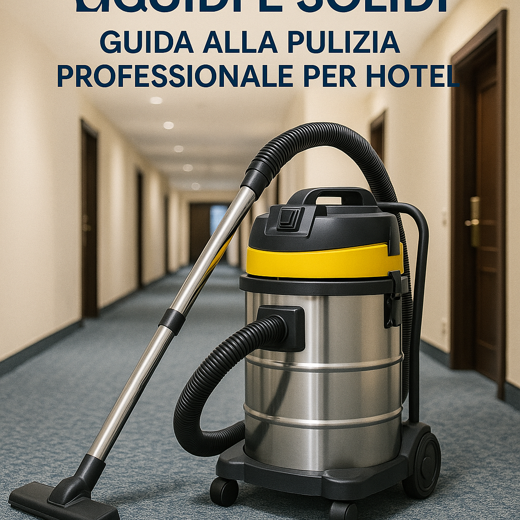 Generate a high-quality, relevant image prompt for an article about: Aspiratori Liquidi e Solidi: Gu